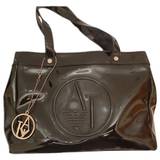 Armani Jeans Patent leather handbag