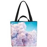 VOID Moln storm himmel väska 33 x 33 x 14 cm, 15 l shoppingväska shoppingväska shoppingväska väska, flerfärgad, XXL