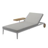 Gloster - Grid Lounger White/Seagull - Utomhussoffor