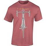 Cykel t-shirt män: I am The Engine – sport t-shirts män – vägcykel tillbehör, Antik rosa, XL