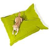 Green Bean© Hundsäng för medelstora och stora hundar 140 x 180 cm : Hundkudde hundmatta hundsovplats djursäng hundsoffa sovsäng hundmadrass hundsäng