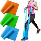3pcs/set Elastic Yoga Resistance Band For Strength Training And Pilates - Improve Flexibility And Build Muscle