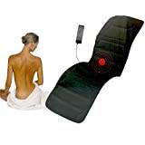 170 x 60 cm helkropp massagematta massagedelar massage rygg massageapparat 4 massagezoner med fjärrkontroll och värmefunktion