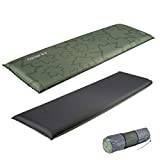 Bo-Camp - LeevZ - självuppblåsande matta - Cypress 10,0-198x63x10 cm - Grön