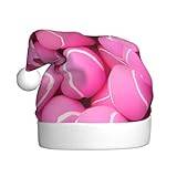 MYGANN Ljusrosa tennisbollar unisex julhatt för temafest jul nyår dekoration kostymtillbehör