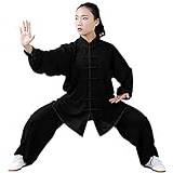 Fyra säsonger Tai Chi Uniform Set, Kampsportsdräkt Kung Fu Tai Chi Kläder Kampsport Kläder Kampsport Kläder Jacka Byxor (Färg: E, Storlek: XXXL) (B XL)