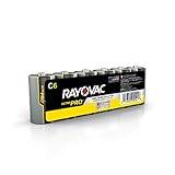 Rayovac C-batterier, Ultra Pro C-cellbatterier alkaliska, 6 st