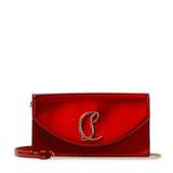 Christian Louboutin Loubi54 patent leather clutch - red - One size fits all