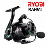 SHEIN Ryobi Ranmi 1pc Spinning Fishing Reel With High Strength Body, Eva Handle, 5.2:1 High Speed Ratio, Excellent Braking Performance, Suitable For Saltwat