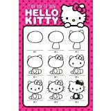 empireposter – Hello Kitty – How to Draw – storlek (cm), ca 61 x 91,5 – affisch, NY –