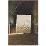 Hay Day Poster av Andrew Wyeth Väggkonst Andrew Wyeth Prints Retro Andrew Wyeth Målning Canvas för vardagsrum Dekor Bild 50x70cmx1 Ingen ram