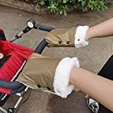 Tjocka barnvagnshandskar, vindtät, vattentät handmuff, tryckstolsvante för barnvagnar, buggies, cykelsläpvagnar