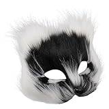 FOYTOKI Halvansikte Rävmask Mask Cosplay Födelsedag Cosplay Rekvisita Masker För Halloween Rävar Cosplay Djur Mask För Rävslöja För Katt Djur- Japan Plast Män Och Kvinnor