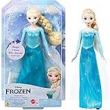 Disney Frozen HLW55 Elsa sjunger docka i signaturkläder, sjungande "Let It Go" från Frozen film - gåvor till barn