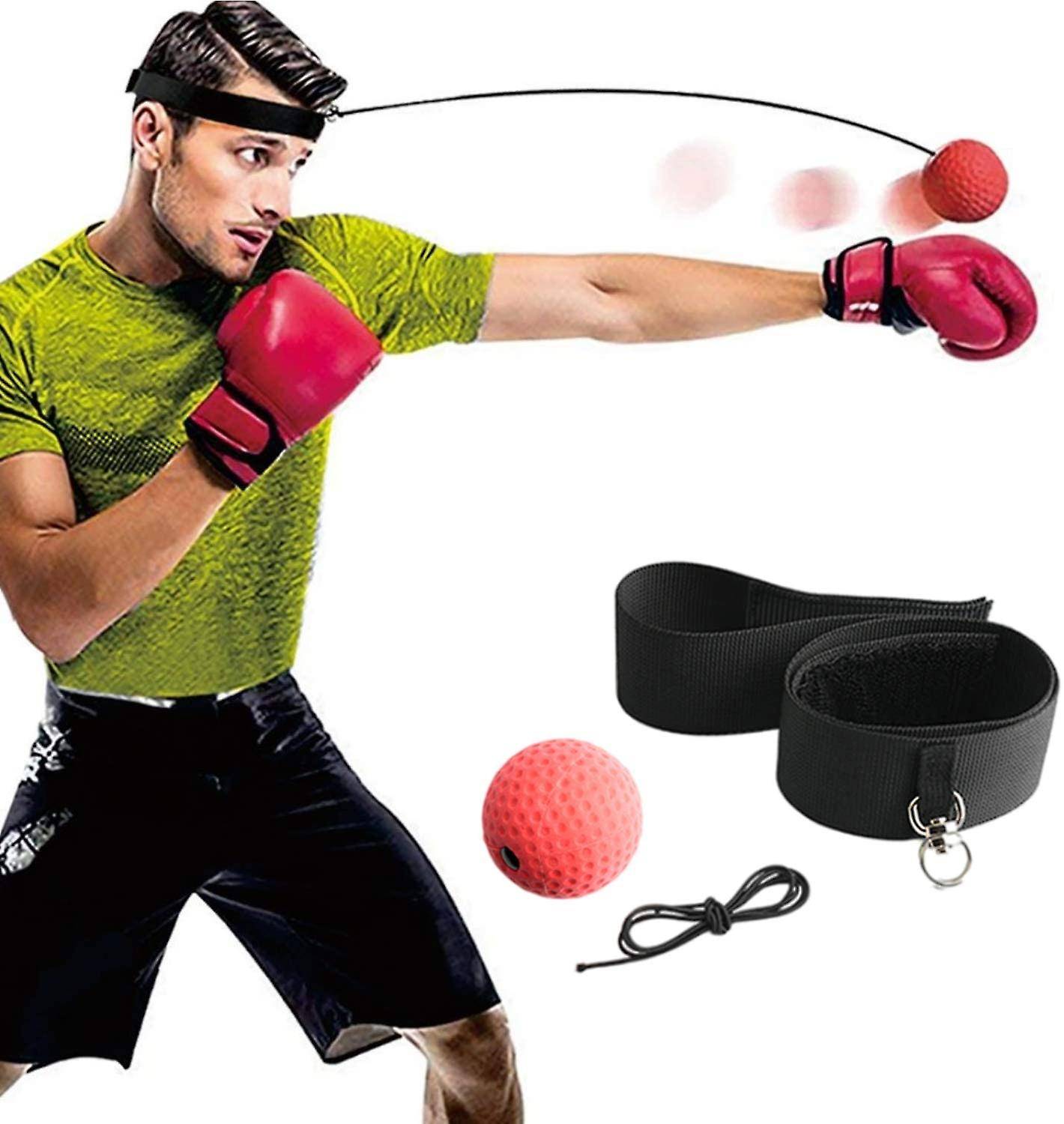 Boxen Training Ball Reflex Fightball Speed Fitness Punch Boxing Haken Luftpumpe 