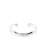 DOWER AND HALL - Curved Nomad armring i sterling silver - dam - sterlingsilver - one size - Silverfärgad