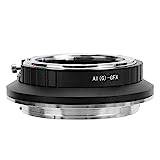Objektivadapter, Alloy Lens Converter Ring Adapter för Nikon, AI-objektiv Till för Fujifilm GFX 50S / GFX50R / GFX 100 / GFX 100S