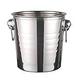 Ice Bucket-Double Walled Stainless Steel Ice Bucket,Keeps Ice Cold&Dry,Comfortable Carry Handle,Great for Home Bar,Chilling Beer,Champagne And Wine(3 Litre,5 Litre,7 Litre)
