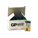 Batteri GP Ultra Plus Alkaline E/9V/6LF22 10st/fp