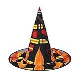 SSIMOO Brandman brandman halloween festhatt, rolig halloweenhatt, kostymtillbehör för halloween festdekor,
