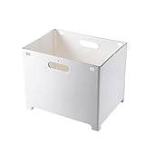jonam Tvättkorg Bathroom Folding Dirty Clothes Storage Basket Laundry Basket Household Wall Hanging Large Portable Punch-Free Put Clothes Bucket (Color : White)
