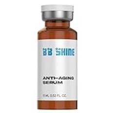 BB Shine Anti Aging Serum 15 ml – Microneedling Serum för behandling av linjer och rynkor, pigment- och åldersfläckar Dermaroller serum alla hudtyper mikroneedling hemma med dermapen