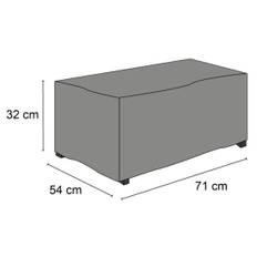 Möbelskydd för fotpall 71x54 cm, H 32 cm
