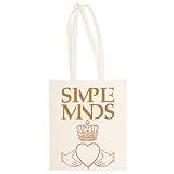 Simple Minds Unisex Totebag Beige Shopping Säck Återanvändbar