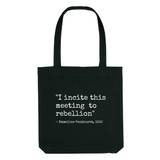 I Incite This Meeting To Rebellion Strong as Hell Tote Bag
