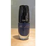 Art Deco keramisk nagellack nr 139 ogenomtränglig blå 6 ml