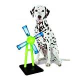 TRIXIE Hundaktivitetsväderkvarn-leksak, hundleksak, godispussel, interaktiv lek, berikningsleksak, långsam utfodring