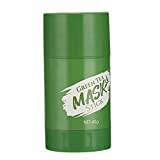 Återfuktar Clay Mask Stick, Deep Clean Mask Stick Ansiktsmask Stick Green Tea Solid Mask 1,4 oz för kvinnor för ren hud