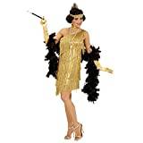 Widmann - Charleston-klänning 20-tals inkl. 20-tals tillbehör, flapper, karnevalskostymer, karneval