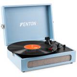 Fenton RP118E retro skivspelare med Bluetooth in/ut och USB - Blå, Fenton retro skivspelare med bluetooth