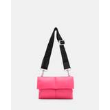 AllSaints Ezra Quilted Leather Crossbody Bag,, Hot Pink, Size: One Size