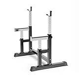 Strength Training Dumbbell Racks, Multifunctional Squat Rack - Adjustable Sturdy Bench Press Stand, Load 660 Lbs, for Weight Lifting, Bench Press, Squat, Home Fitness Equipment