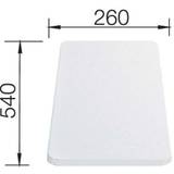Blanco cutting board 210521 54 x 26 cm, plastic white