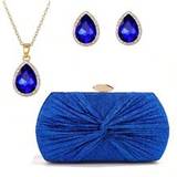 SHEIN Glamorous Elegant Women Evening Bags Luxury Bow Sequined Clutch Mini Acrylic Boxe Rhinestones Prom Dinner Banquet Handbags With Chain Shoulder Purse W