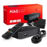 MAG 522 IPTV Set Top Box mit 4K und HEVC H 265 Unterstützung Linux