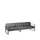 Fermob Bellevie soffa 3-sits storm grey, graphite grey dyna