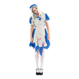 Womens Alice in Horrorland Costume - Medium