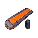 SSWERWEQ Sovsäckar för vuxna Camping Sleeping Bag Travelling Easy Carrying Outdoor Ultralight Windproof Sleep Bags Portable Parts for Travel HikingWindproof (Color : Orange)