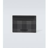 Burberry Burberry Check card holder - black - One size fits all