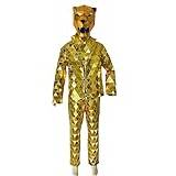 Spegel man med lejonhjälm för discofest DJ vuxen scen gata kostym prestanda halloween cosplay julkläder (silver, 2XL)