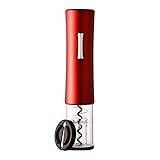 Flasköppnare Elektrisk vinöppnare, sladdlös elektrisk vinflasköppnare, batteridriven korkskruv med vinillbehör Öl Flasköppnare (Size : Red)