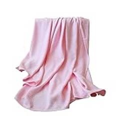 GSJNHY Kylfiltar fiber jacquard sommar luftskick is cool filt för soffa säng resor vuxen barn skydd filtar sängöverkast (färg: rosa diamant, storlek: 100 x 150 cm)