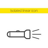 Flashlight linear icon. Vector
