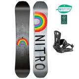 Nitro Snowboardpaket Optisym Mini 137 + Staxx M