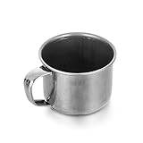 ASADFDAA temugg Mug Portable Outdoor Travel Stainless Steel Coffee Tea Mug Cup Camping Travel Mini Mug Drinking Mug