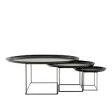 B&B Italia - Fat-Fat Outdoor Round Small Table OTF42G, Sage Painted / Anthracite Stone Porcelain Top - Småbord & Sidobord utomhus